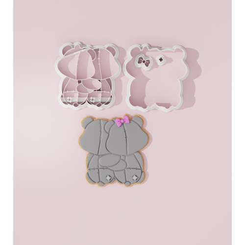 Valentine – Bear Hug #1 Cookie Cutter