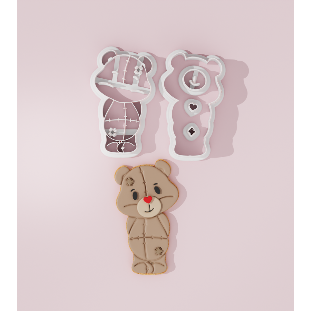 Valentine – Sweet Boy Bear Cookie Cutter