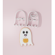 Halloween – Ghost Holding Pumpkin Cookie Cutter