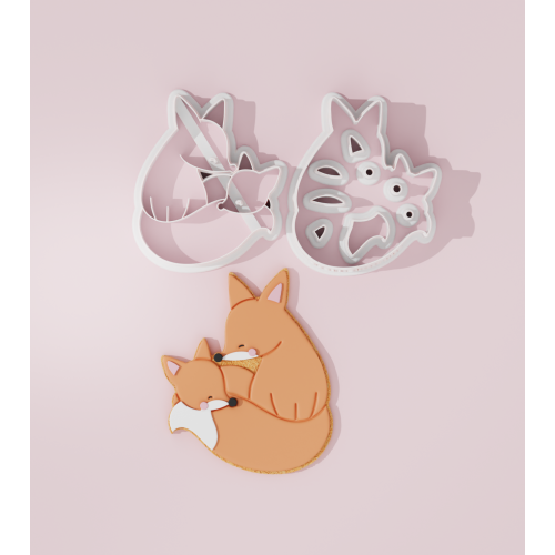 Mother’s Day – Fox Mom #2 Cookie Cutter
