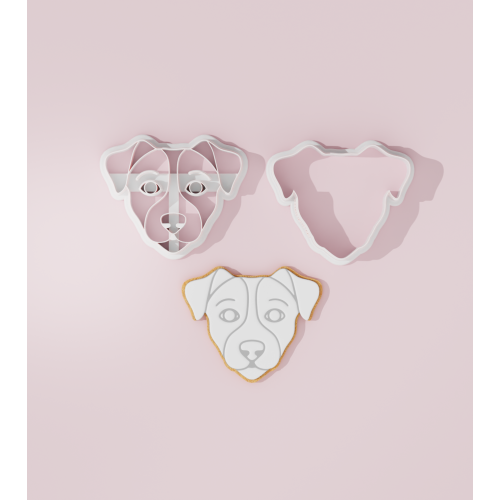 Jack Russel Dog Cookie Cutter Stamp