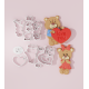 Valentine – Bear Couple Cookie Cutter Set