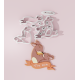 Mother’s Day – Deer Mom with Banner Cookie Cutter