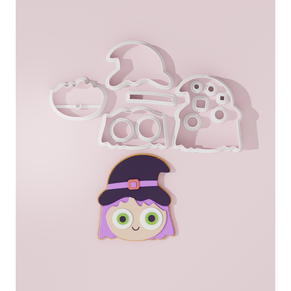 Halloween – Witch Chubby Girl Cookie Cutter