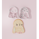 Sweet Bunny #3 Cookie Cutter