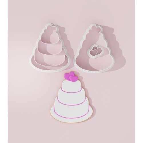 Wedding Cake Cookie Cutter