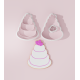 Wedding Cake Cookie Cutter