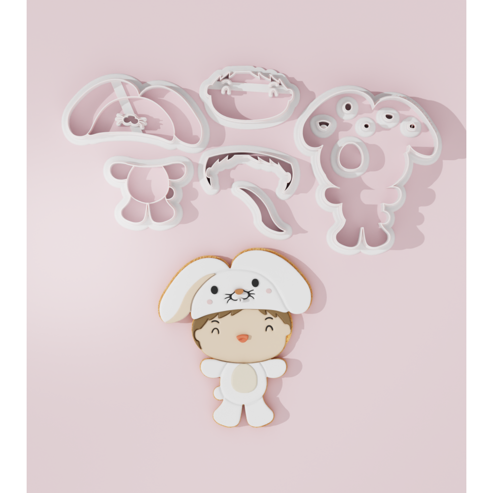 Easter – Bunny Boy Cookie Cutter