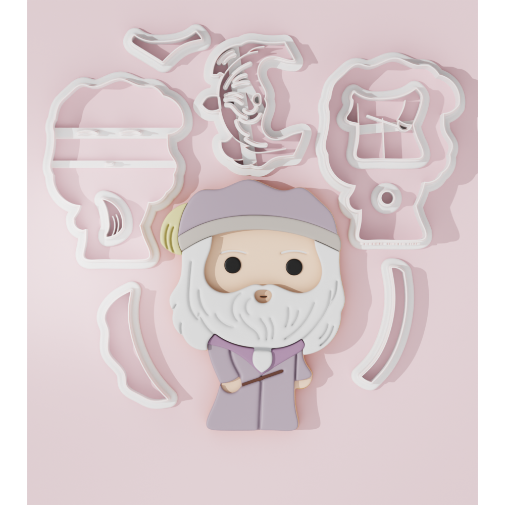 Harry Potter Inspired Cookie Cutter – Dumbledore