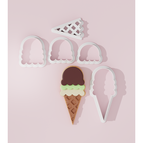 Summer – Ice Cream #10 Cookie Cutter