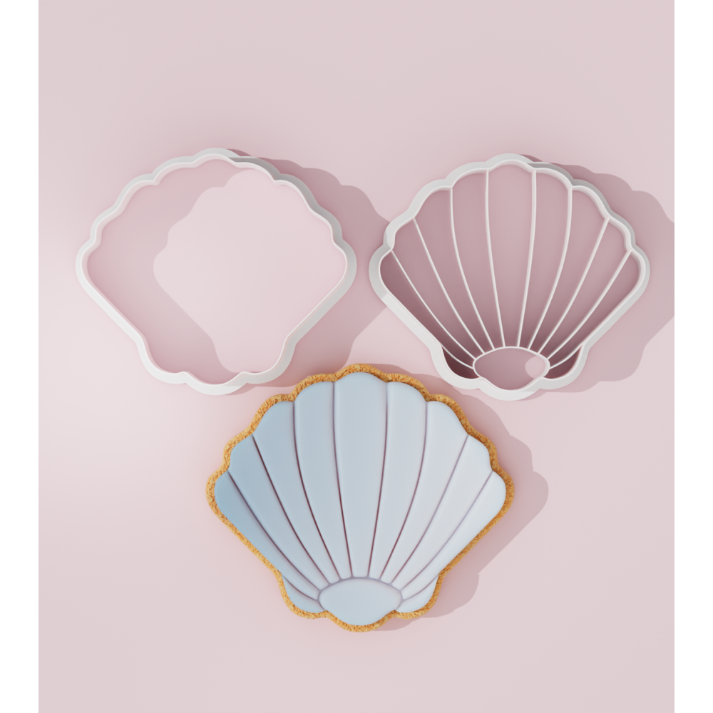 Summer – Sea Shell #1 Cookie Cutter Stamp