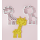 Vintage Giraffe Cookie Cutter Stamp