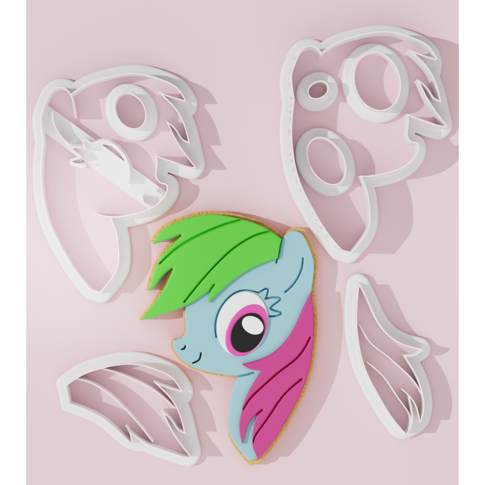 My Little Pony Inspired #1 Cookie Cutter