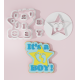 It’s a Boy Banner Cookie Cutter