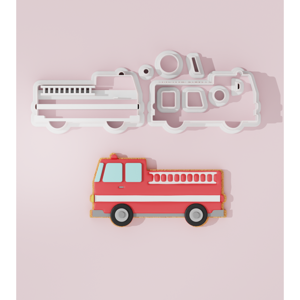 Fire Truck Cookie Cutter