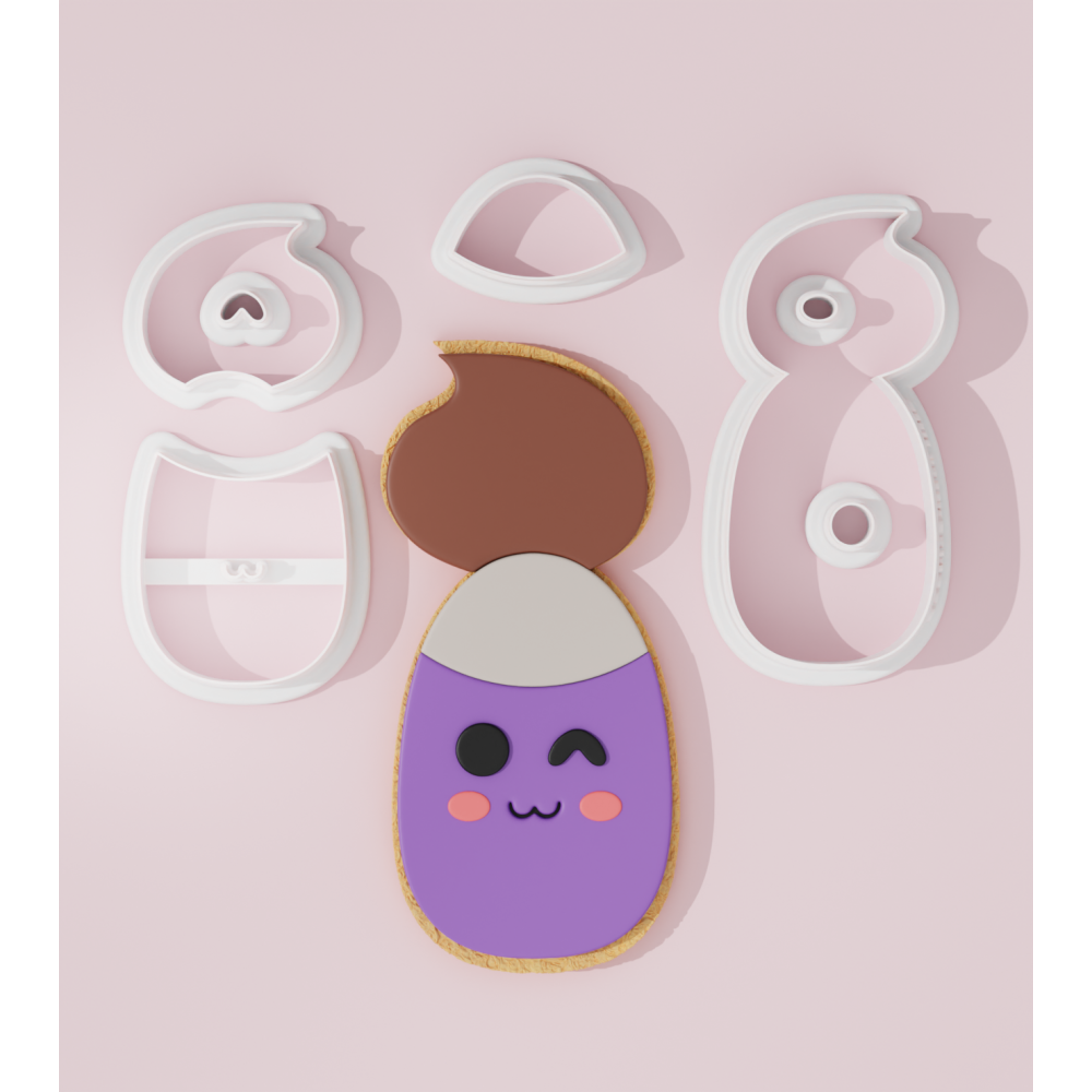 School – Brush Cookie Cutter