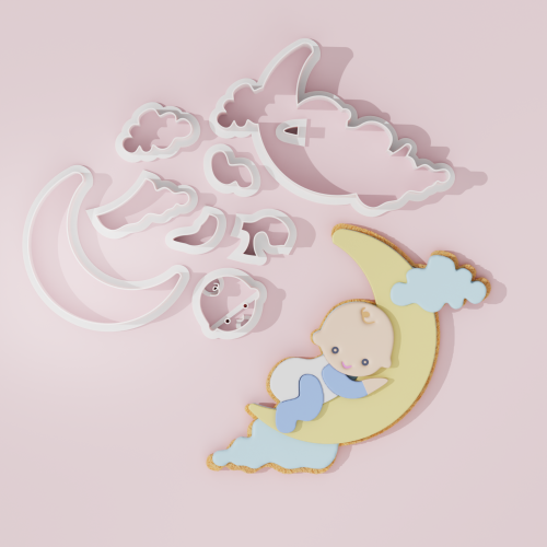 Baby Shower – Baby Moon  Cutter