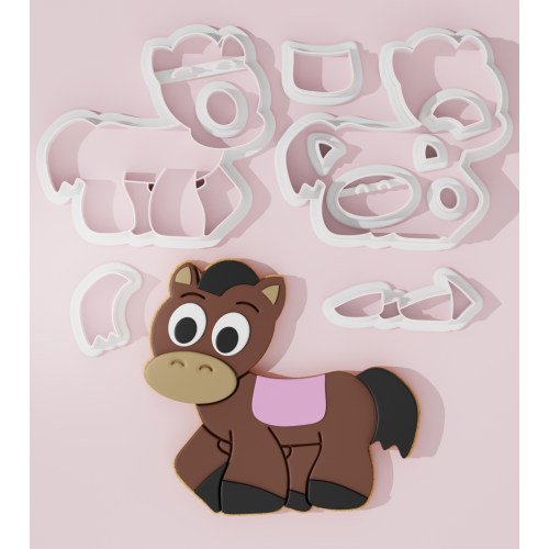 Sheriff Horse Cookie Cutter