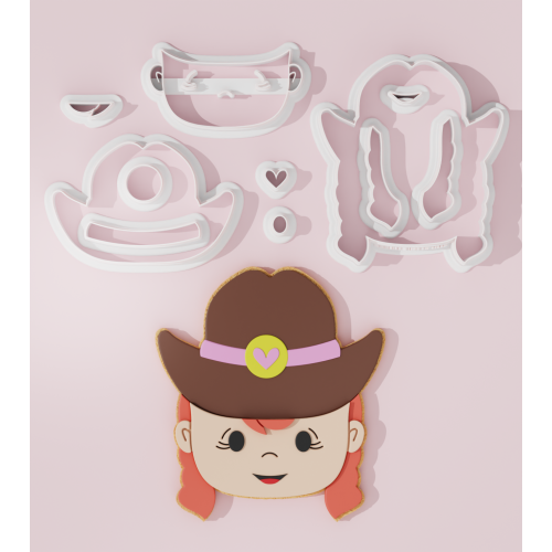 Sheriff Cowgirl Cookie Cutter