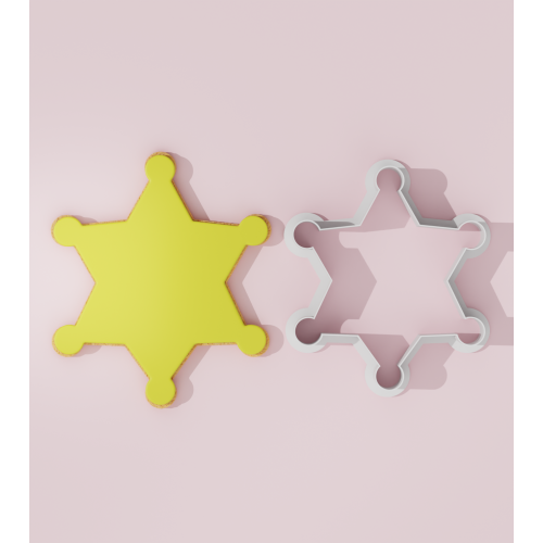 Sheriff Star Cookie Cutter