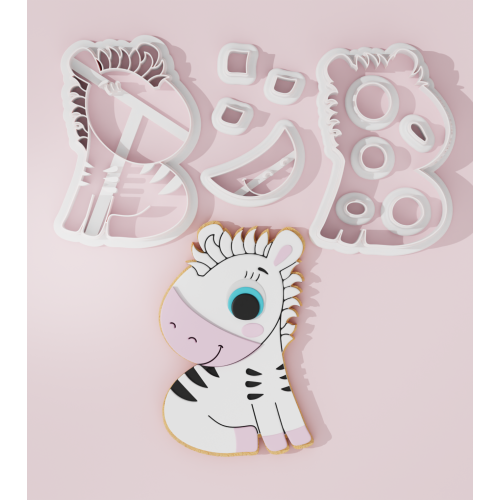 Sweet Zebra no2 Cookie Cutter