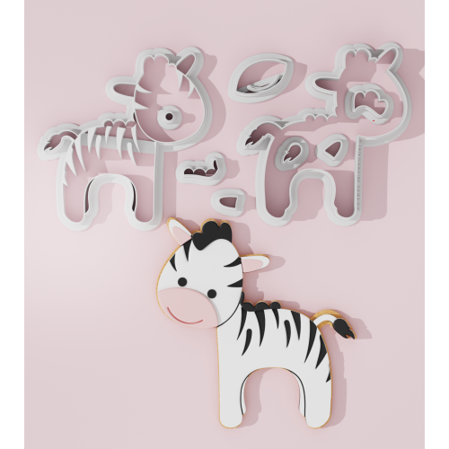 Baby Zebra Cookie Cutter