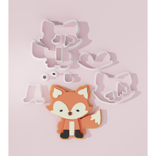 Fox #2 Cookie Cutter