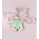 Fox #3 Cookie Cutter