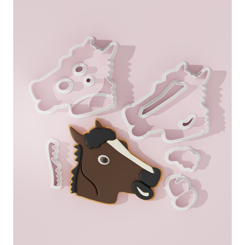 Horse Head no5 Cookie Cutter