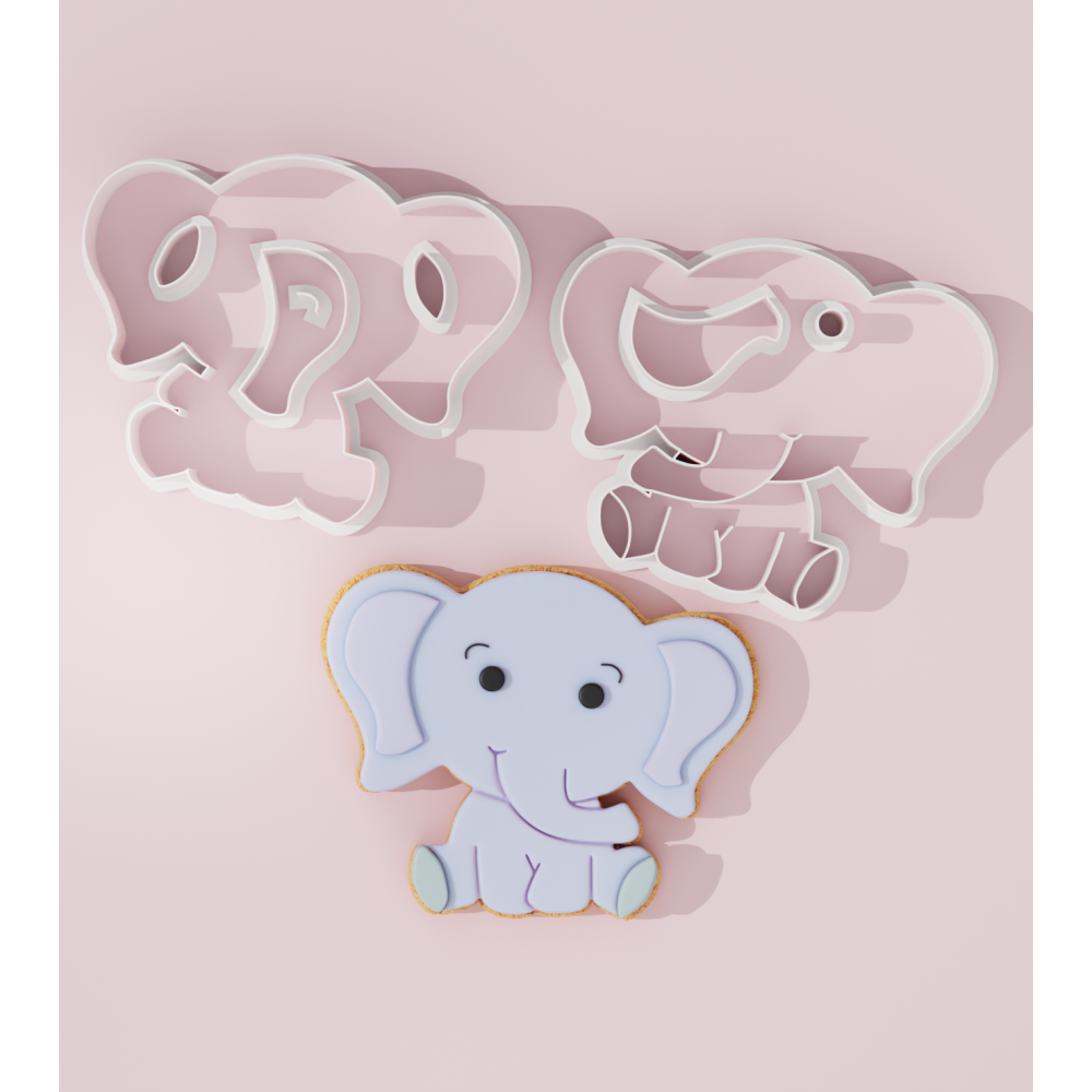 Elephant #2 Cookie Cutter