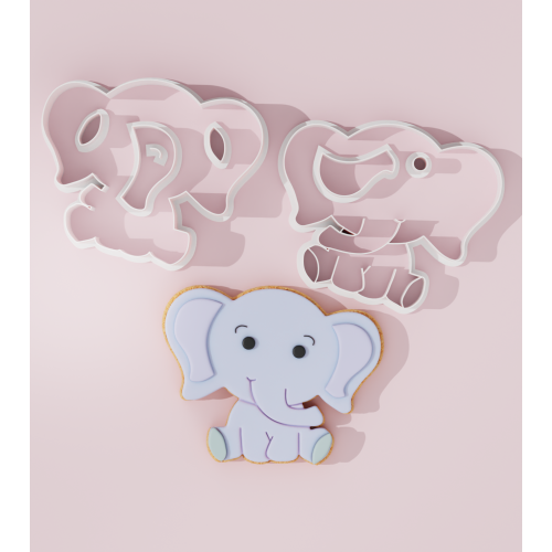 Elephant #2 Cookie Cutter