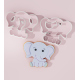 Elephant #2 Cookie Cutter