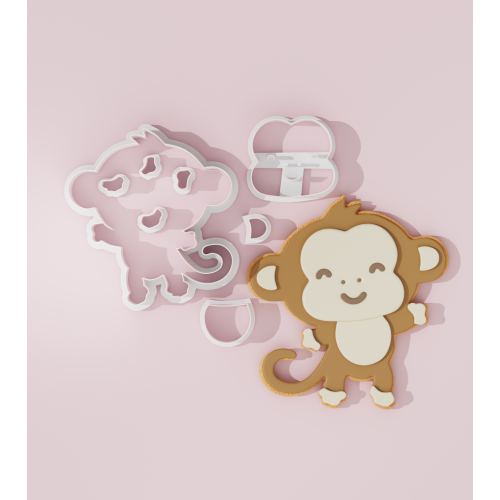 Monkey #2 Cookie Cutter