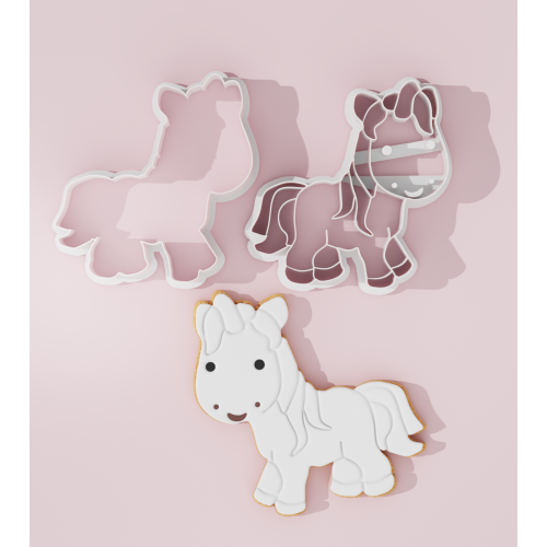 Horse Cookie Cutter Stamp