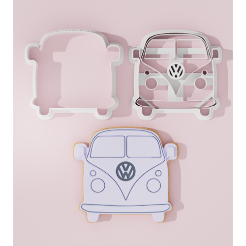 VW Van Cookie Cutter Stamp no2