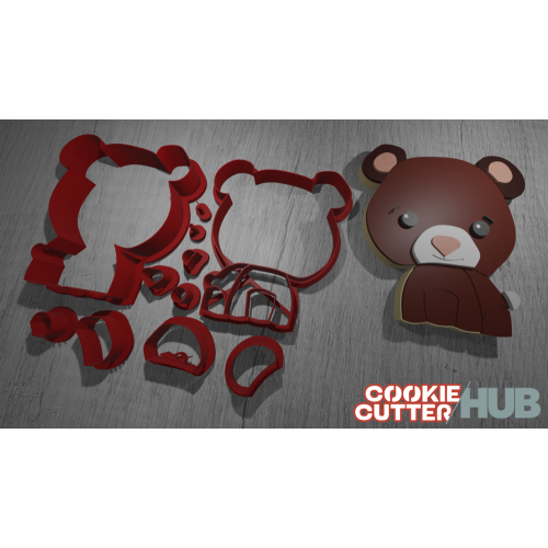 Bear #4 Cookie Cutter