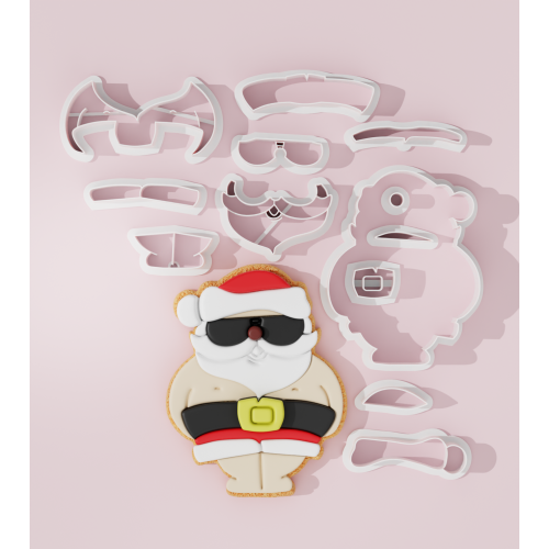 Summer Santa Claus Cookie...