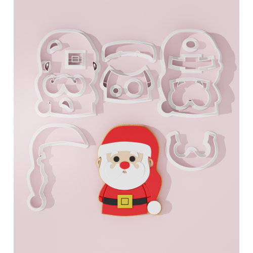 Santa Claus Cookie Cutter 202