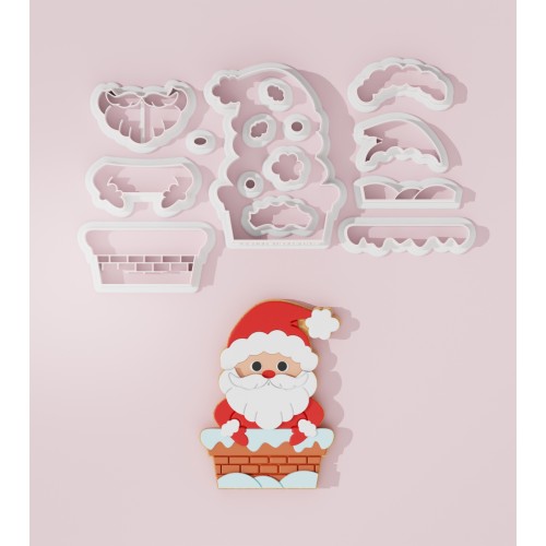 Santa Claus Cookie Cutter 204