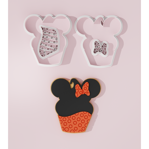 Minnie Mouse Cupcake Cookie...