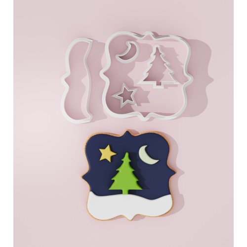 Christmas Night Cookie Cutter