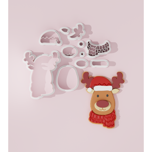 Reindeer Cookie Cutter 208