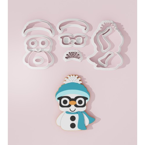 Short Snowman Cookie Cutter...