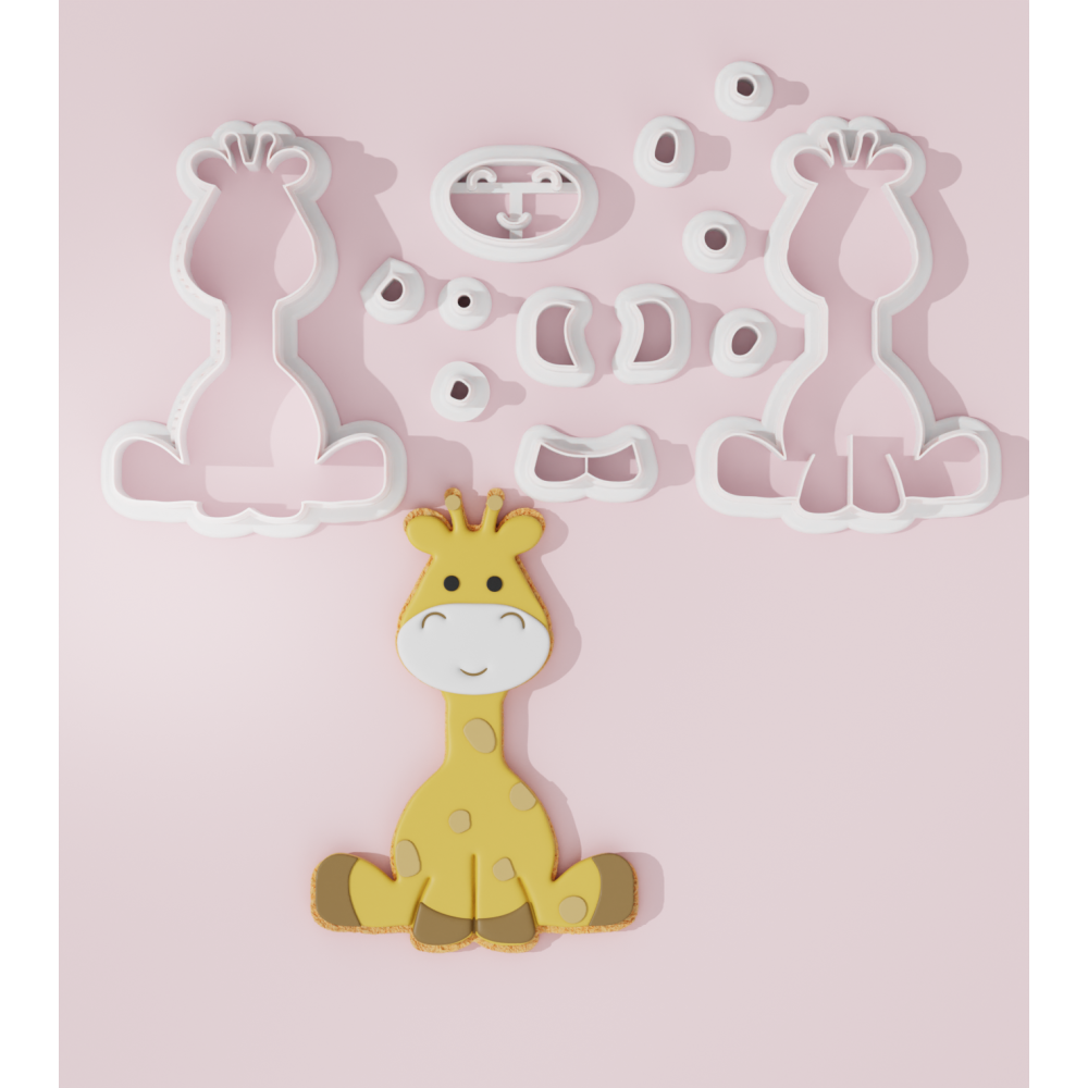 Simple Giraffe Cookie Cutter