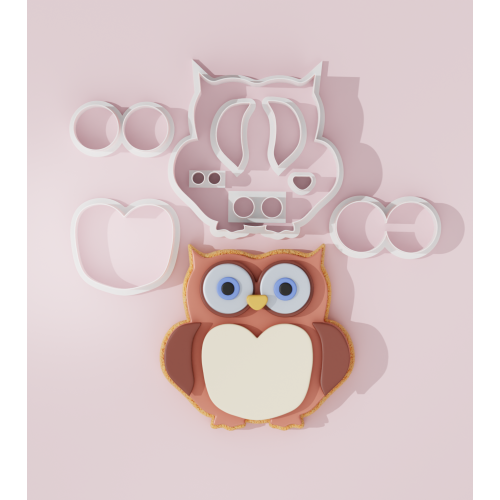 Owl #4 Cookie Cutter