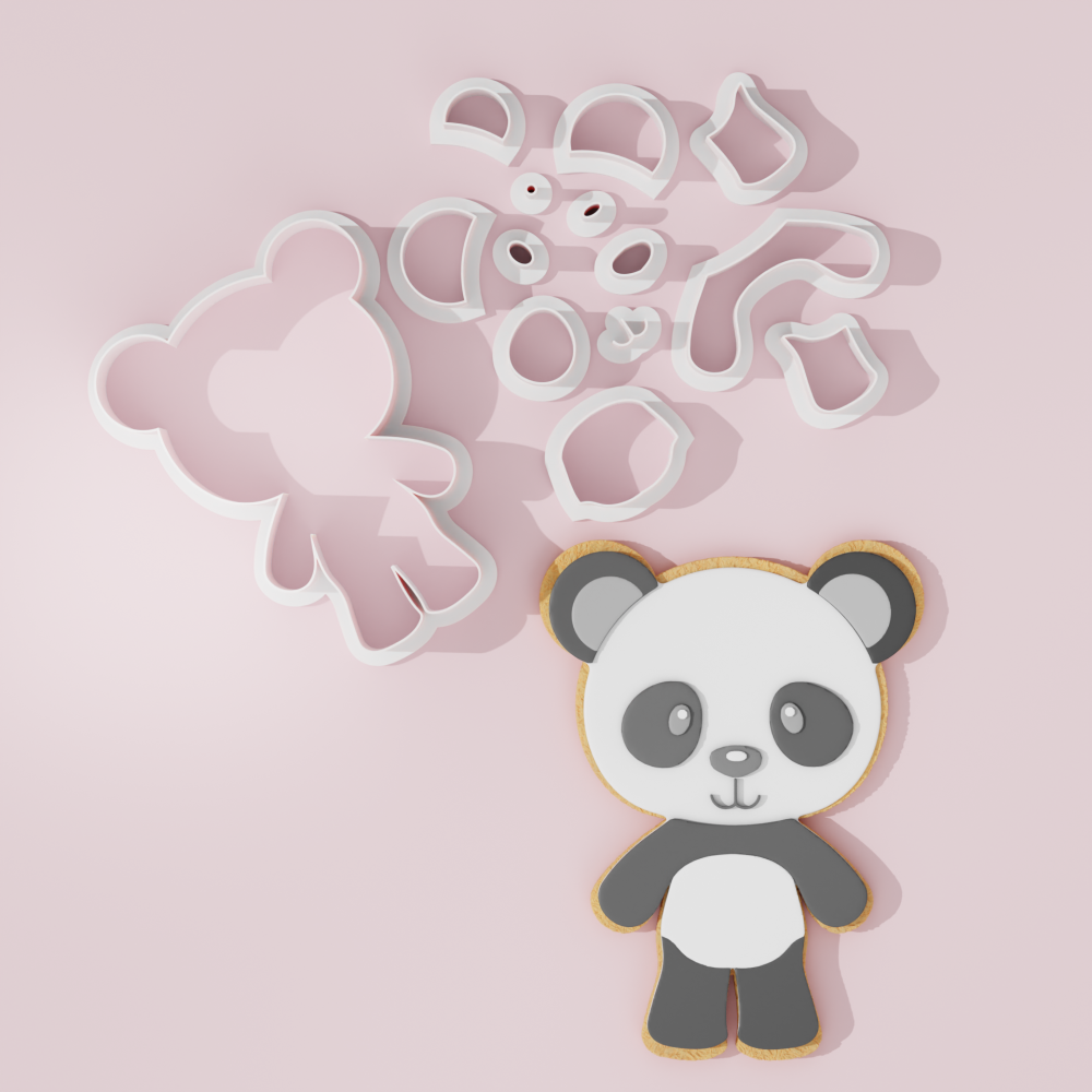 Panda #2 Cookie Cutter