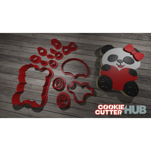 Panda #3 Cookie Cutter