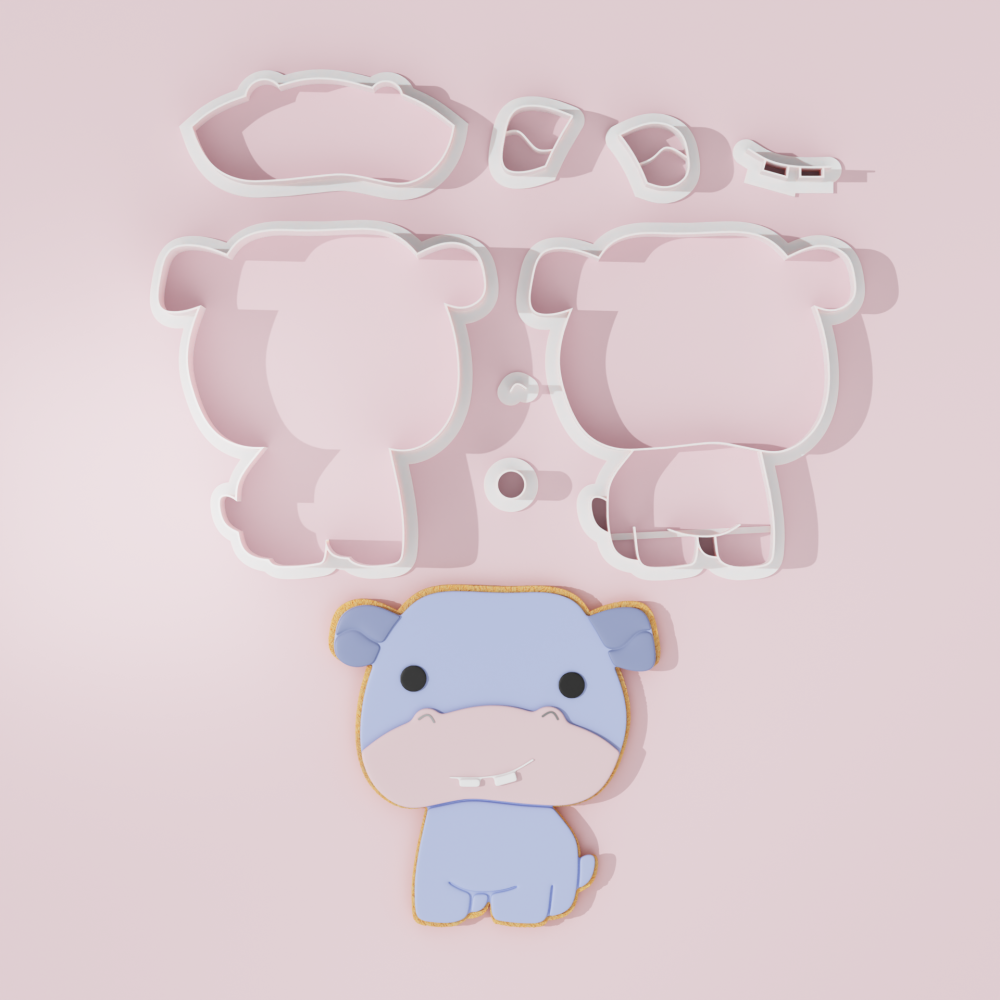 Rhinoceros Cookie Cutter