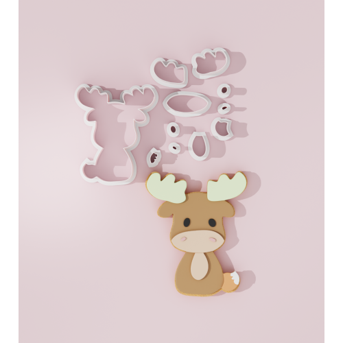 Christmas Reindeer #9 Cookie Cutter