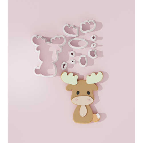 Christmas Reindeer #9 Cookie Cutter